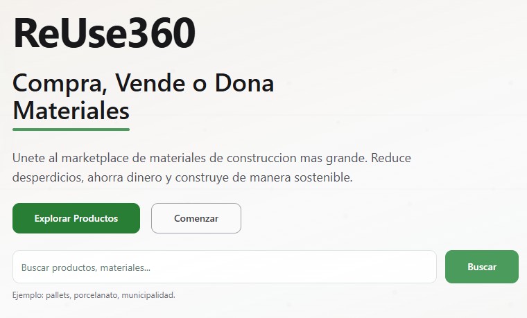 Contenedores y materiales para reciclaje y reutilización